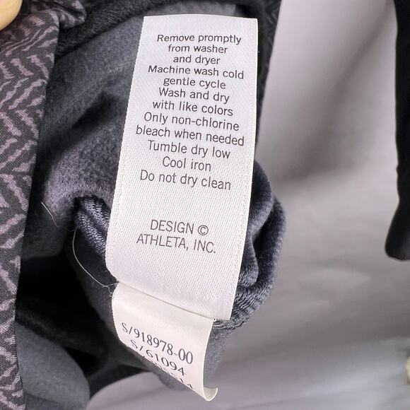 Athleta Shelter Cove Jacket, Gray Herringbone, Softshell, Hooded Rain Coat - Picture 13 of 15